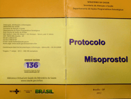 Protocolo Misoprostol