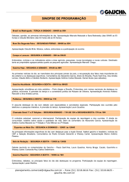 Sinopse de Programa&ccedil;&atilde;o