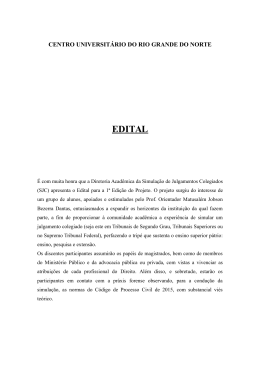 confira o edital - UNI-RN