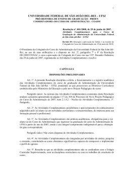 Resolução Atividades Complementares 2010