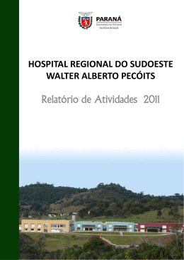 Resultad os - Hospital Regional do Sudoeste