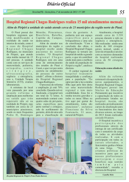 Hospital Regional Chagas Rodrigues realiza 15 mil atendimentos
