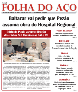 Baltazar vai pedir que Pezão assuma obra do Hospital Regional