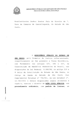 A&ccedil;&atilde;o Civil P&uacute;blica