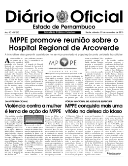MPPE promove reunião sobre o Hospital Regional de Arcoverde