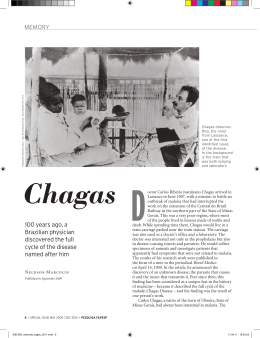 Chagas - Revista Pesquisa FAPESP