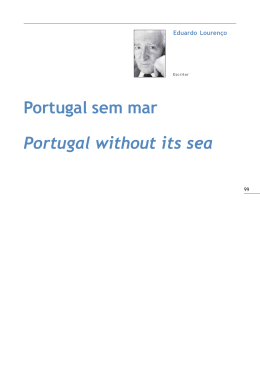 Portugal sem mar Portugal without its sea