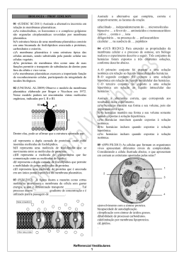 Refferencial Vestibulares 1 BIOLOGIA – PROF. EDILSON 01