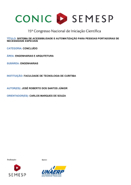 T&Iacute;TULO: SISTEMA DE ACESSIBILIDADE E - O Conic