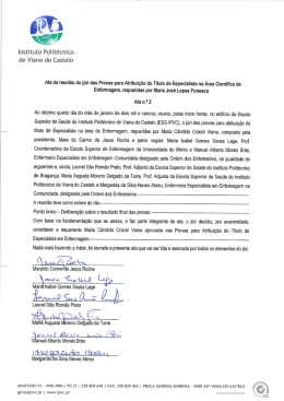 Resultados das Provas de Especialista em Enfermagem