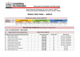 RESULTADO FINAL &ndash; JERIC&Oacute;