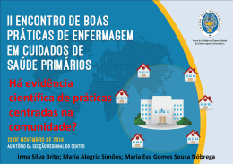 Diapositivo 1 - Ordem dos Enfermeiros