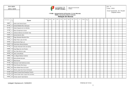 Relação de Alunos - Escola Secundária de Odivelas