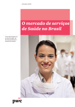 O mercado de serviços de Saúde no Brasil
