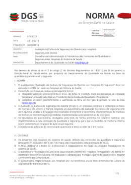 Norma nº 025/2013 - Direcção