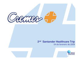 2nd Santander Healthcare Trip