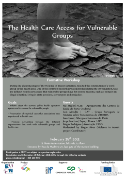 The Health Care Access for Vulnerable Groups