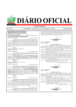 Diário Oficial 07-02-2013