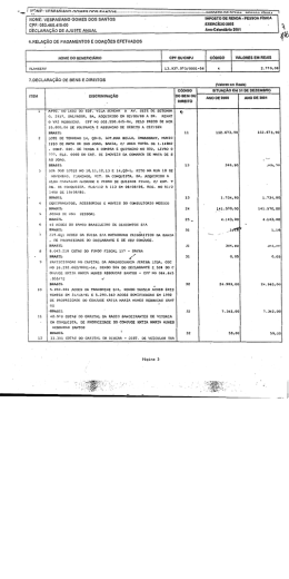 I NOME: vEsPASIANO GOMES DOS SANTOS - ~ IMPOSTO