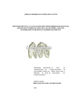 ADRIANO RODRIGUES GOMES DOS SANTOS MONITORAMENTO