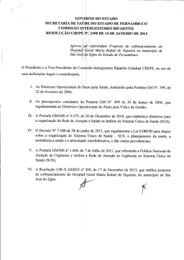 l l ¬ l - Secretaria Estadual de Saúde de Pernambuco