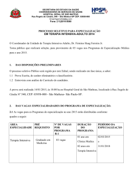 SECRETARIA DE ESTADO DA SAÚDE