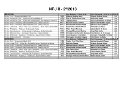 (Hor\341rio de NPJ II - 2\272 sem 2013.xls) - PUC-SP