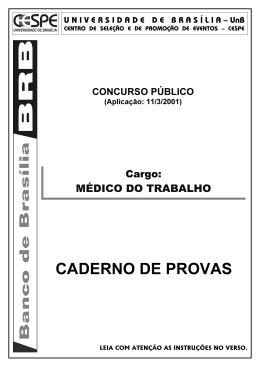 Prova_MEDICO DO TRABALHO