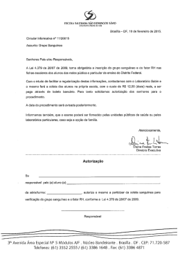 Grupo Sangu&iacute;neo - Escola Salesiana S&atilde;o Domingos S&aacute;vio