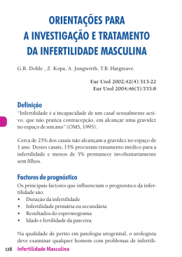 Infertilidade Masculina - Associação Portuguesa de Urologia