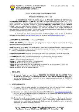 SECRETARIA MUNICIPAL DA FAZENDA &ndash; &Aacute;REA DE