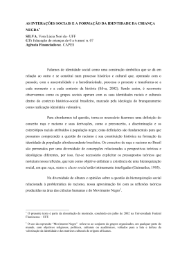 as interações sociais e a formação da identidade da criança negra