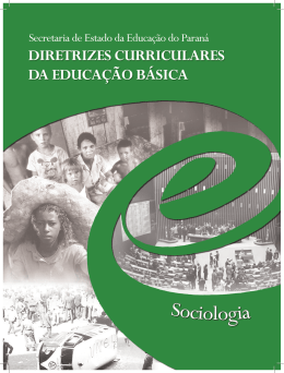 Diretrizes Curriculares da Educa&ccedil;&atilde;o B&aacute;sica de