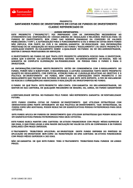 santander fundo de investimento em cotas de fundos de