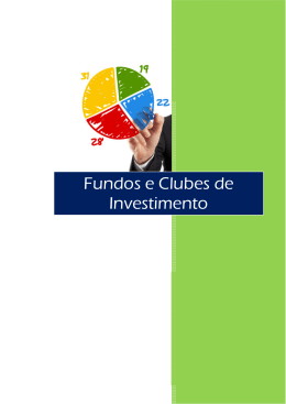 Fundos e Clubes de Investimento