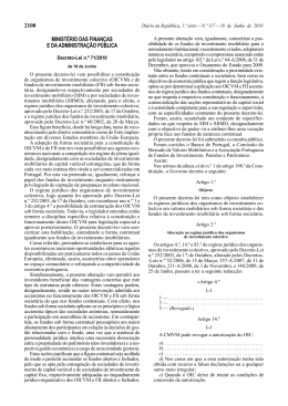 Decreto-Lei n.&ordm; 71/2010 - CNSA - Conselho Nacional de Supervis&atilde;o
