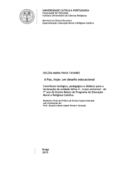 A Paz Universal (1) - Portal do Conhecimento