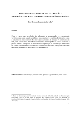 A emerg&ecirc;ncia de novas formas de comunica&ccedil;&atilde;o