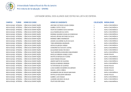 Pr&oacute;‐reitoria de Gradua&ccedil;&atilde;o ‐ DAARG Universidade Federal