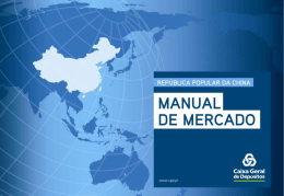 Manual de Mercado CGD - Caixa Geral de Depósitos