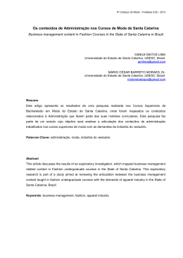 ESTRUTURA ARTIGO - Col&oacute;quio de Moda