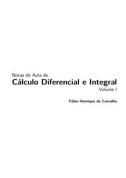 C&aacute;lculo Diferencial e Integral - PEMD