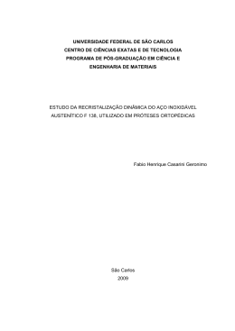 Estudo da recristaliza&ccedil;&atilde;o din&acirc;mica do a&ccedil;o