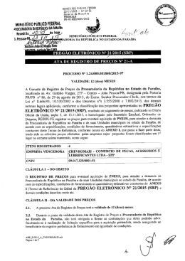 21/2015_A - Procuradoria da República no Estado da Paraíba