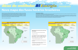 Novo Fuso Horário Brasileiro