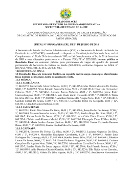 estado do acre secretaria de estado da gest&atilde;o administrativa