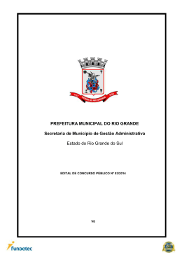 edital do concurso pmrg 03/2014 smga.