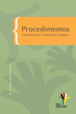 Procedimentos Administrativos, Financeiros e Cont&aacute;beis