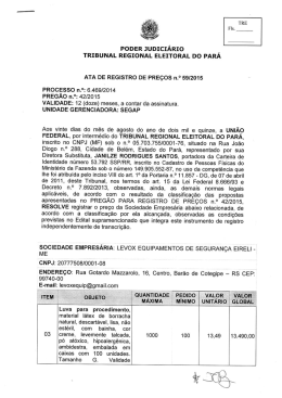 Scanned Document - Tribunal Regional Eleitoral do Pará