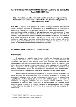 fatores que influenciam o comportamento de consumo